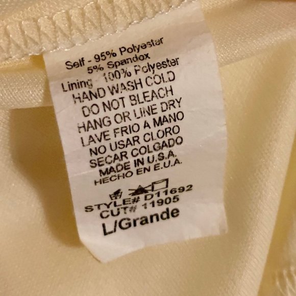 Easel Cream Lace Dress Size Large - Picture 6 of 8